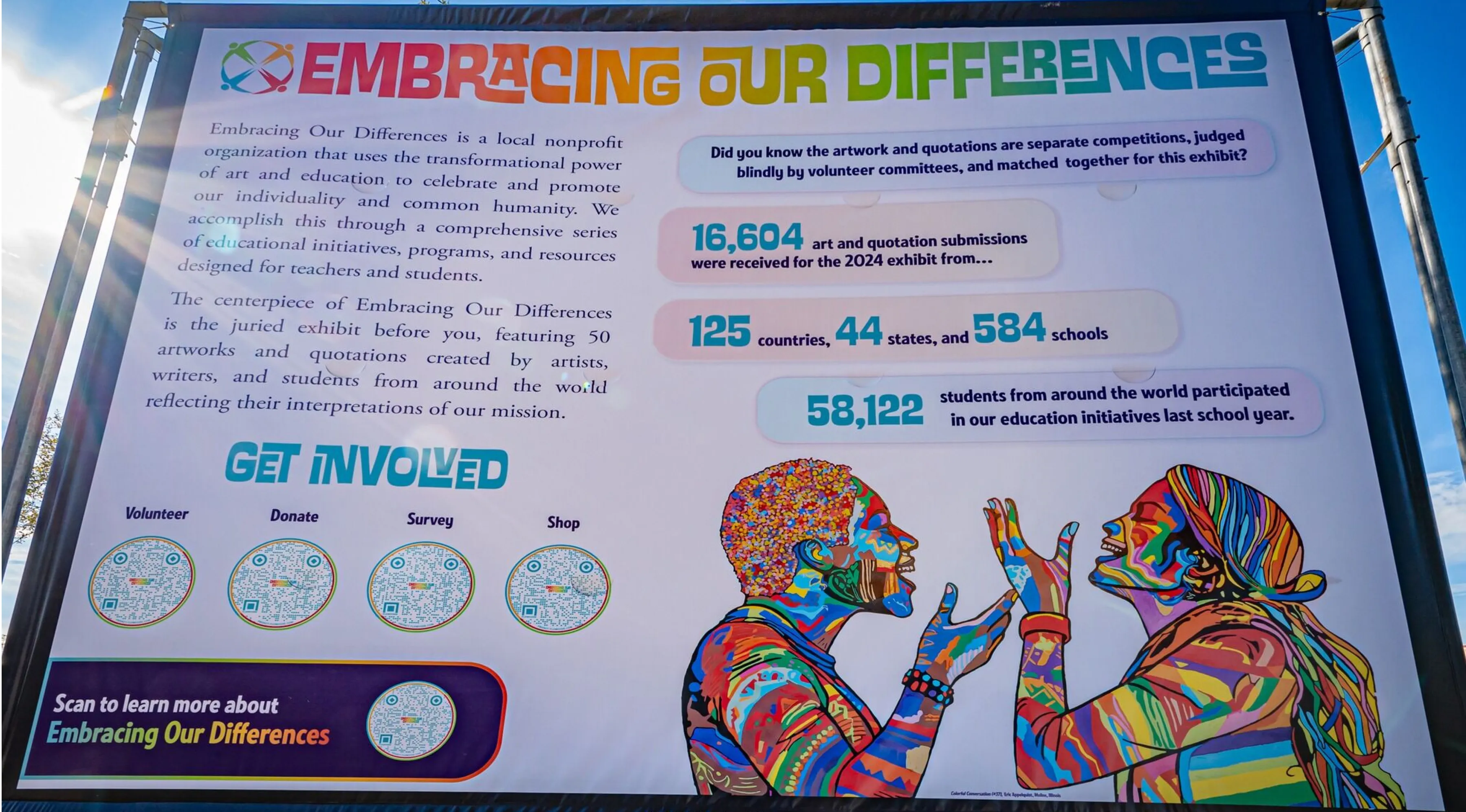 Embracing Our Differences exhibit